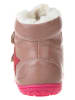 Lurchi Leder-Winterboots "Nemo-Tex" in Hellbraun/ Pink