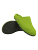 HAFLINGER Wollen pantoffels "Flair" groen