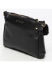 Abaco Leder-Umhängetasche "Giulia" in Schwarz - (B)23,5 x (H)16,5 x (T)3 cm