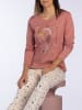 Melissa Brown Spodnie piżamowe w kolorze różowym