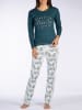 Melissa Brown Pyjama groen/wit