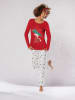 Melissa Brown Pyjama rood/wit