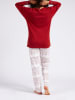 Dodo women Piżama w kolorze czerwono-białym