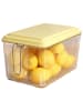Joybos Vorratsdose in Gelb/ Transparent - 6,3 l