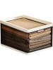 Joybos Kledingbox bruin - (B)25 x (H)19,5 x (D)40 cm