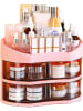 Joybos Organizer w kolorze jasnróżowym na kosmetyki - 30 x 30 x 19 cm