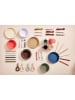 OYOY mini 2-delige set: bord en kom "Mellow" paars/beige - vanaf de geboorte