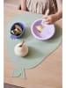 OYOY mini 2-delige set: bord en kom "Mellow" paars/beige - vanaf de geboorte