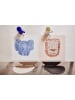 OYOY mini 2-delige set: 2 kinderbekers "Nomu" blauw/bruin - (H) 7 x Ø 6,5 cm