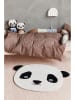OYOY mini Kurzflor-Teppich "Panda" in Schwarz/ Weiß