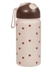 OYOY mini Trinkflasche "Yummy" in Braun/ Rosa - 360 ml - ab 3 Jahren