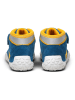 Affenzahn Leren boots blauw/geel