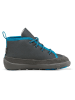 Affenzahn Leder-Boots in Anthrazit/ Blau