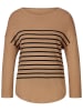 Heine Pullover in Camel/ Schwarz