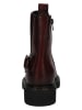 Bagatt Leder-Boots in Bordeaux/ Schwarz