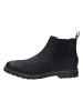 Bugatti Leder-Chelsea-Boots in Schwarz