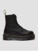 Dr. Martens Leder-Boots in Schwarz