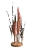 Dijk Natural Droogbloemenboeket lichtroze/grijs - (H)30 cm
