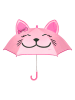 Playshoes Paraplu "Kat" roze