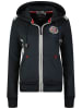 Geographical Norway Sweatvest "Girly lady" donkerblauw