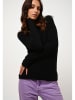 AUTHENTIC CASHMERE Kaschmir-Pullover "Criou" in Schwarz