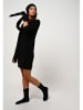 AUTHENTIC CASHMERE Kaszmirowa sukienka "Capelet" w kolorze czarnym