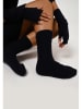 AUTHENTIC CASHMERE Kaszmirowe ocieplacze "Serre" w kolorze granatowym na ręce