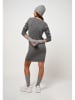 AUTHENTIC CASHMERE Kasjmieren jurk "Capelet" grijs