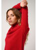 AUTHENTIC CASHMERE Kasjmieren coltrui "Bise" rood