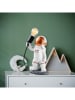 ABERTO DESIGN Lampa dekoracyjna "Astronaut" w kolorze białym - wys. 32 cm