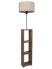 ABERTO DESIGN Standleuchte in Hellbraun/ Beige - (H)150 x Ø 38 cm