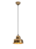 ABERTO DESIGN Hanglamp "Barceste " goudkleurig - (H)20 x Ø 20 cm