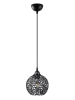 ABERTO DESIGN Hanglamp "Gharib " zwart - (B)17 x (D)28 cm