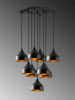 ABERTO DESIGN Hanglamp "Tatto" zwart - (B)63 x (D)17 cm