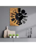 ABERTO DESIGN Wandklok "Clock 32" lichtbruin/zwart - (B)60 x (H)58 cm