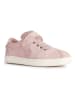 Geox Leder-Sneakers "Kathe" in Rosa