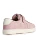 Geox Leder-Sneakers "Kathe" in Rosa