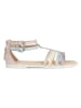 Geox Sandalen "Karly" in Beige/ Hellblau