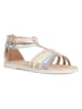 Geox Sandalen "Karly" in Beige/ Hellblau