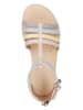 Geox Sandalen "Karly" in Beige/ Hellblau