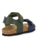 Geox Sandalen "Chalki" kaki/donkerblauw