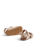 Wheat Skórzane sandały "Clara" w kolorze beżowym