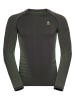 Odlo Funktionsunterhemd "Performance Warm Eco" in Khaki/ Grün