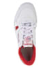 Reebok Leder-Sneakers "LT COURT" in Weiß/ Rot