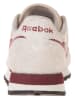 Reebok Leder-Sneakers "Classic Leather" in Beige / Rot