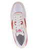 Reebok Sneakers "Classic Nylon Plus 1" in Beige/ Weiß/ Rot