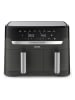 Tefal Heißluftfritteuse "Dual Easy Fry & Grill" in Schwarz