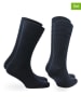 Norfolk 2er-Set: Socken "Oscar" in Schwarz