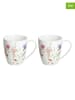 Andrea Fontebasso 1760 2er-Set: Jumbotassen "Atollo Flora" in Bunt - 370 ml
