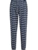 CALVIN KLEIN UNDERWEAR Pyjama-Hose in Dunkleblau/ Weiß